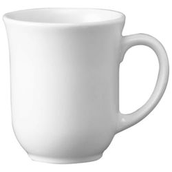 Churchill Super vitrifiée P847 Whiteware élégant Mug, Blanc (lot de 24)