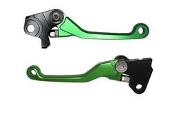 ACCOSSATO Paire de leviers verts pour Yamaha YZ 125 de 2008 à 2014 (CC 125)