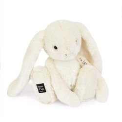 HISTORIRE D'OURS – Peluche de Conejo Blanco – Colección Le Conejo – 32 cm – Muy Suave para los Abrazos – Orejas largas para acariciar – Idea de Regalo de cumpleaños para niños y Doudou para bebé –