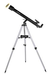 Bresser Stellar 60/800 AZ - Telescópio refletor com adaptador de câmara de smartphone, preto