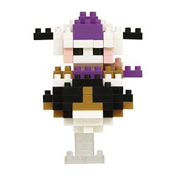 Bandai - Nanoblock Freeza, Kit 3D detallado de Micro Bloques, maqueta en Miniatura para Fans de Dragon Ball - NBDB009