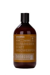 benecosBIO - Shampooing pour cheveux normaux à l'avoine bio - Réparer au lieu de jeter - Végétalien - Plastique recyclé