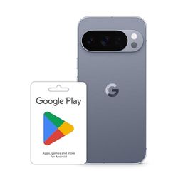 Google Pixel 10 Pro - Unlocked Android Smartphone with Gemini and 6.3" Super Actua Display - Moonstone, 256GB Play gift code £100 (Email Delivery - UK Customers Only)