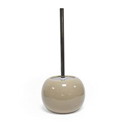 douceur d'intérieur, Bullea Toiletborstel, 15,8 x 37 cm, taupe, keramiek