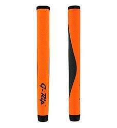 G-RIP ST-1 - Oversize Jumbo Putter Grip. Orange/Black.