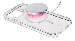 cellularline - Gloss mag - iPhone 15 Pro MAX - Funda con imanes para Cargar y acoplar a la Fuente de alimentación MagSafe - Transparente