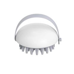ALEXOUN Massageapparaat, draagbaar hoofdhuidmassageapparaat, hoofdhuid, massageborstel, voor massage van het hele lichaam, haargroei en stressontspanning, wit
