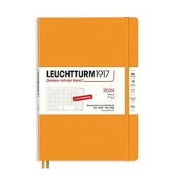 LEUCHTTURM1917 367568 maandplanner & notitieboek Composition (B5) 2024, 16 maanden, softcover, Rising Sun, Duits