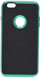 Ultratec Smartphone TPU Protective Cover / Case for iPhone 6 Plus/ iPhone 6s Plus in contrasting design with coloured edge, black/dark green