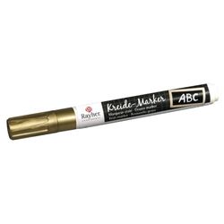 Rayher Hobby 38830620 Gesso Pennarelli con Punta a Scalpello, 2 – 6 mm, brilliantgold