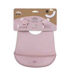 Bavoirs en silicone rose pour bébé