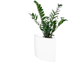 Kloris PORTAVASO angolare LINK 45 BIANCO polietilene cm 45x45 altezza cm 45 profondità vano cm 14