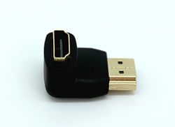 LCS HDMI-adapter - Mannelijke/vrouwelijke elleboog - 90 °