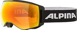 Alpina Sports Naator HM skibril kunststof/polycarbonaat, zwart-oranje, 100% uv-bescherming, A7269 8 31 eenheidsmaat