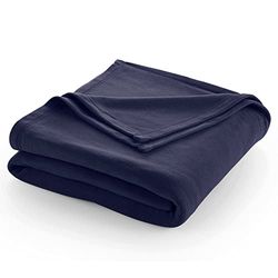 MARTEX Cobertor de forro polar tamanho King | Cobertor de forro polar super macio - manta leve para todas as estações | Luxuosamente suave | manta para sofá e sofá | lavável na máquina | azul
