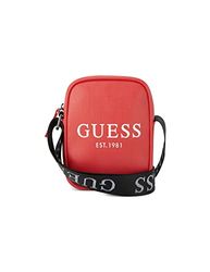 GUESS Unisex's Outfitters Camera Designer, Fanny Pack, Travel Bag, Crossbody, Red, One Size