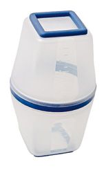 Comair 3011718 Colour Mixer Foot Rubberrized, 160 ml, Transparent/Blue