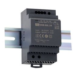 Mean Well DDR-60L-15 DIN-rail-DC/DC-omvormer (DIN-rail) 15 V/DC 4A 60W 1 x