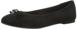 s.Oliver Casual 5-5-22108-22 dames ballerina's, zwart zwart 1, 41 EU