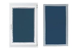 Maximex venster zonwering 47 x 92 cm, met extra sterke zuignappen, eenvoudige montage, materiaal: 100% polyester, afmetingen (B x L): 47 x 92 cm