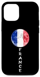 Coque pour iPhone 15 Drapeau France Lune Fierté Drapeau Français Racines France Souvenir