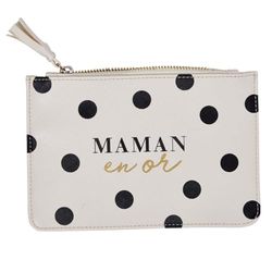DRAEGER PARIS 1886 Pochette Maman en Or Buste, Cotone, Multicolore, Medium