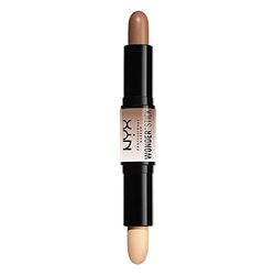 NYX Professional Makeup Stick de contorno Wonder Stick, dois lados, contorno e iluminador, textura cremosa, tom: Light