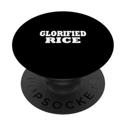 Arroz glorificado Halloween fácil fiesta de disfraces divertido PopSockets PopGrip Adhesivo