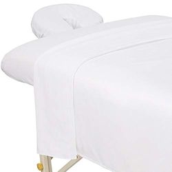 ForPro Premium Microfiber 3-delige lakenset wit door For Pro
