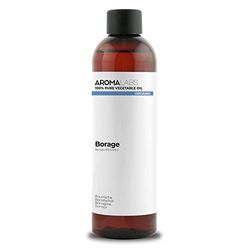 ORGANIC - BORAGE Oil - 250mL - 100% Pure, Natural, Cold Pressed And AB Certified - AROMA LABS (French Brand)