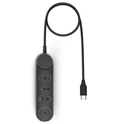 Jabra Engage 50 II Link Call Control Unit with USB-C Cable Engage 50 II Mono and Stereo USB-C Headset - MS Teams Certified, Works with All Other Platforms - Black