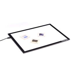 Photomyne Light Pad Backlight Handsfree Ultradunne ultieme helderheid voor ondersteuning van fotodia's en filmnegatief scannen (inclusief USB-adapter) - zwart (klein)