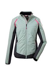 killtec Women's Giacca ibrida/giacca outdoor con maniche staccabili con zip KOS 23 WMN JCKT, light pistachio, 36, 39196-000