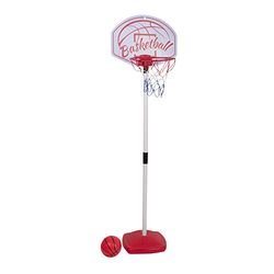 Dunlop 87112521011252101125, 117 cm basketbalstandaard voor kinderen, basketbalkorf, basketbalinstallatie, basketbal met bal en luchtpomp