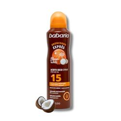 Babaria - Bruma Solar Autobronceador Corporal | Protector Solar 15 Spf | Autobronceador Corporal Exprés | Bronceador Solar Babaria En Spray | Sunscreen