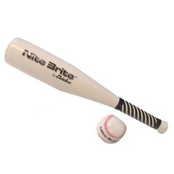 Baden Nite Brite Bat and Ball Set - White