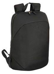 Safta BUSINESS – Backpack with Weight Reduction System, Ideal for Teens and Adults, Comfortable and Versatile, Quality and Resistance, 30 x 13 x 43 cm, Black, Black/White, Estándar, Casual