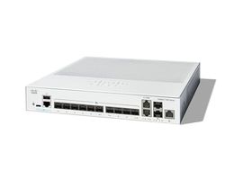 Switch gestionado Cisco Catalyst 1300-12XS, 10 Puertos SPF+ de 10G, 2x10GE SFP+ Combo, protección Limitada de por Vida (C1300-12XS)