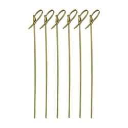 Tessera Bio Products QA138B bamboe knoop pick, natuurlijke kleur, 12 cm lengte, 200 stuks