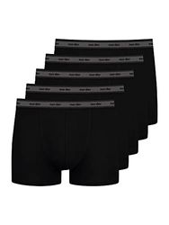 Nur Der Boxer ekologisk bomull herr 5-pack svart, svart, XL