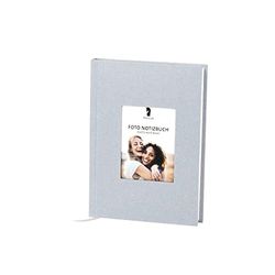 Rössler Papier 18863200171 - Carnet de notes photo, Stone, dotted, DIN A5, 192 pages blanc cassé, relié, 1 pièce