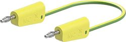 Stäubli LK-4N-F25 meetkabel [ - ] 200 cm geel, groen 1 st.