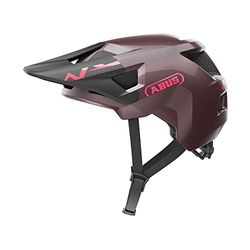 ABUS MTB helm YouDrop - fietshelm voor kinderen en tieners - voor dagelijks gebruik of off-road touren - met ruimte voor een vlecht of staart - Rood, maat S
