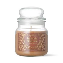 Bottega Verde - Kryddmönster, hemkollektion, doftljus, 350 g med toner av kanel och ingefära