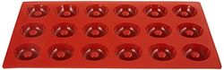 Silikomart SF010 SAVARIN Stampo in Silicone Platinum Ø41 h 12 mm, Rosso