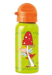 Sigikid Florentine - Botella de acero inoxidable antigoteo, sin BPA, resistente, ligera, tapón de rosca desmontado, fácil de limpiar, para niños de 3 a 8 años, número de artículo 25287,