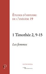 1 Timothée 2, 9-15 - Les femmes - Etudes d'Histoire de l'Exégèse 19