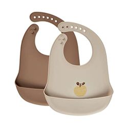 Celavi Unisex Baby Silicon Bib Siliconen Slabbetje, Rubber, One Size EU, rubber., Eén maat