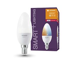 LEDVANCE Smart+ lamp met ZigBee technologie, 5W, 40W vervanging, E14 basis, lichtkleur Tunable White, 470lm, verpakking van 4