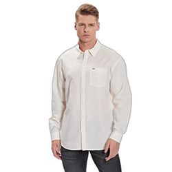 Wrangler 1 Camiseta, Worn White, L para Hombre